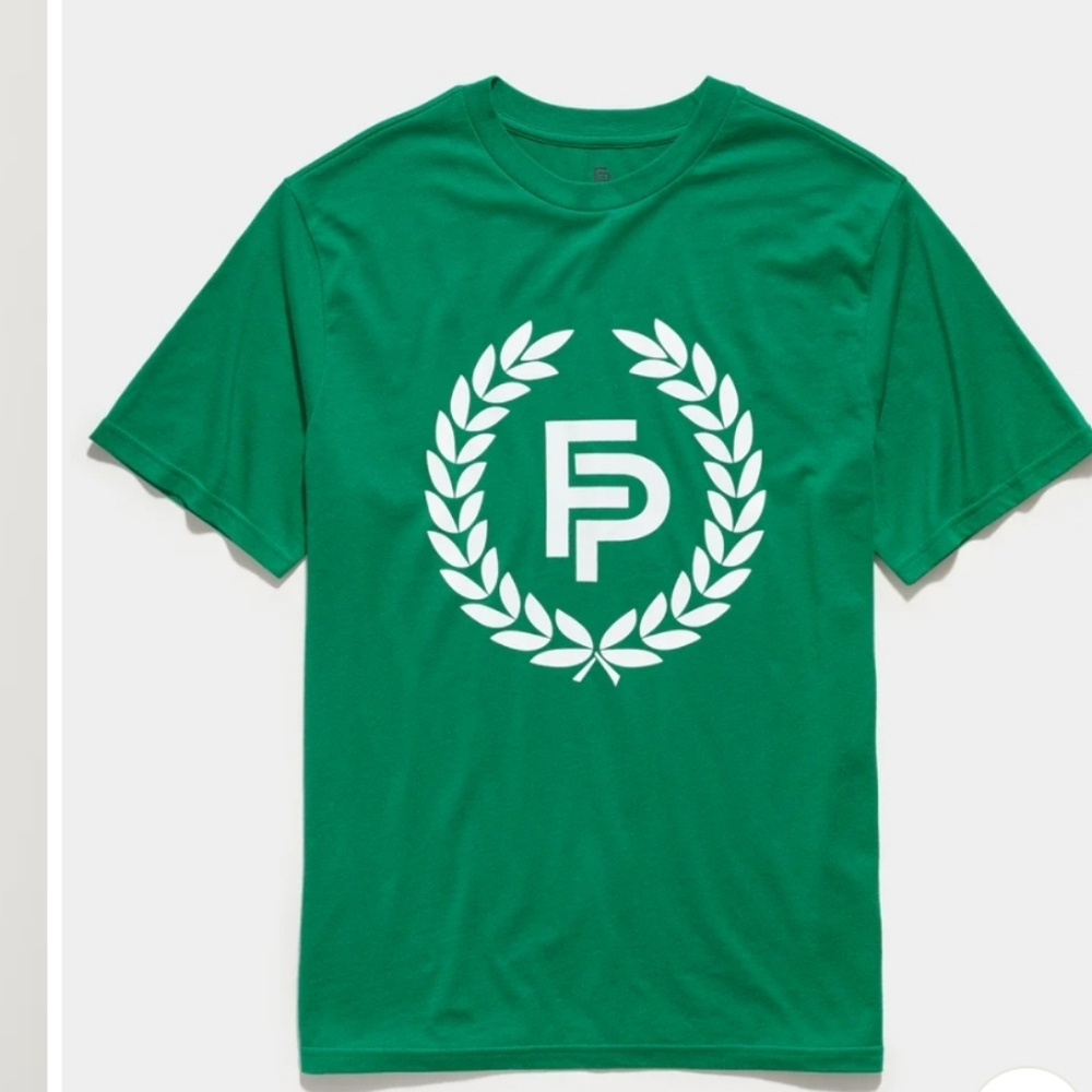 Flint Park,Original Logo T,Short Sleeve,Green/White,NWT